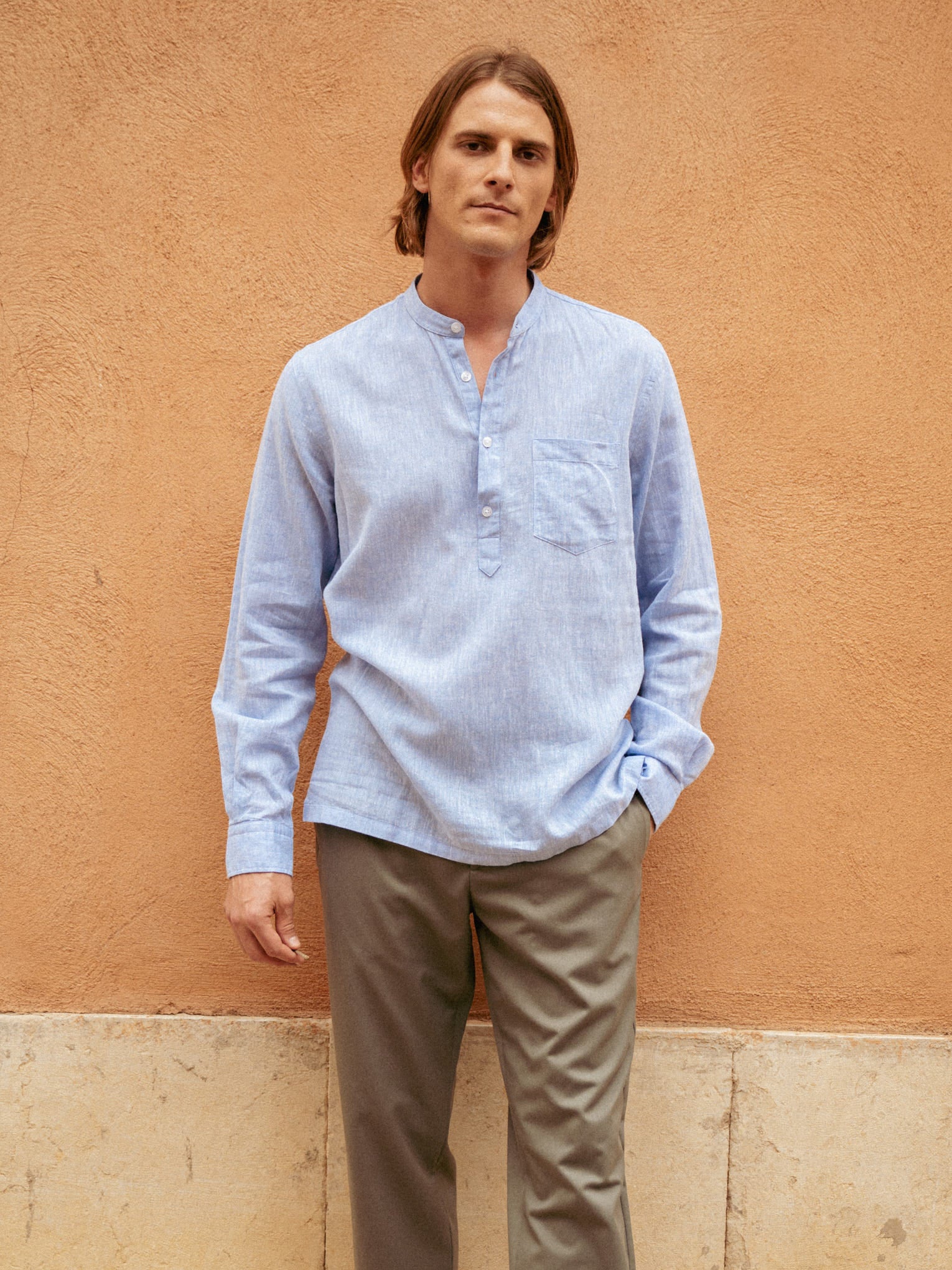 Camisa Timur - Azul Claro - Hombre