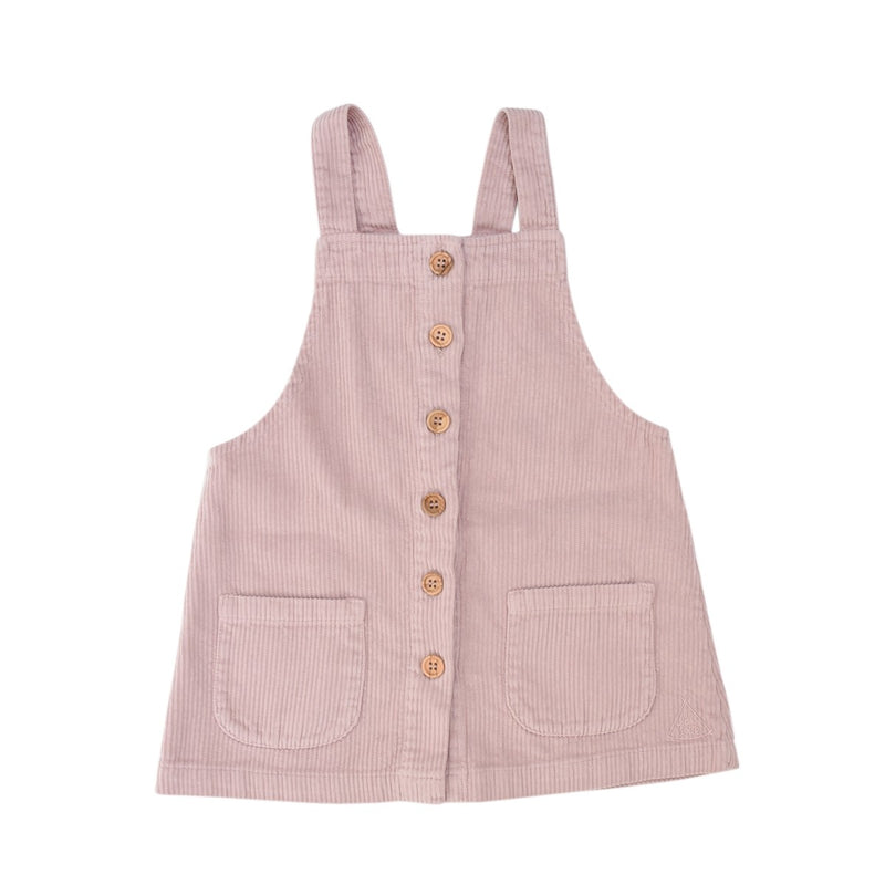 Robe Isaure Velours Côtelé Guimauve - Enfant