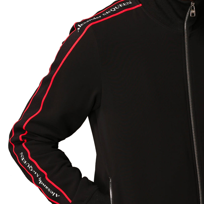Sweatshirt Alexander Mcqueen Logo Zipped - Noir - Homme