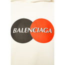 Sweatshirt Balenciaga Logo - Blanc - Femme