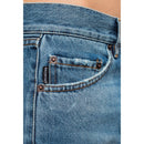 Jean Balenciaga Cropped Cigarette - Bleu - Homme