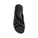 Jimmy Choo Palmo Leather Sandals - Black - Man