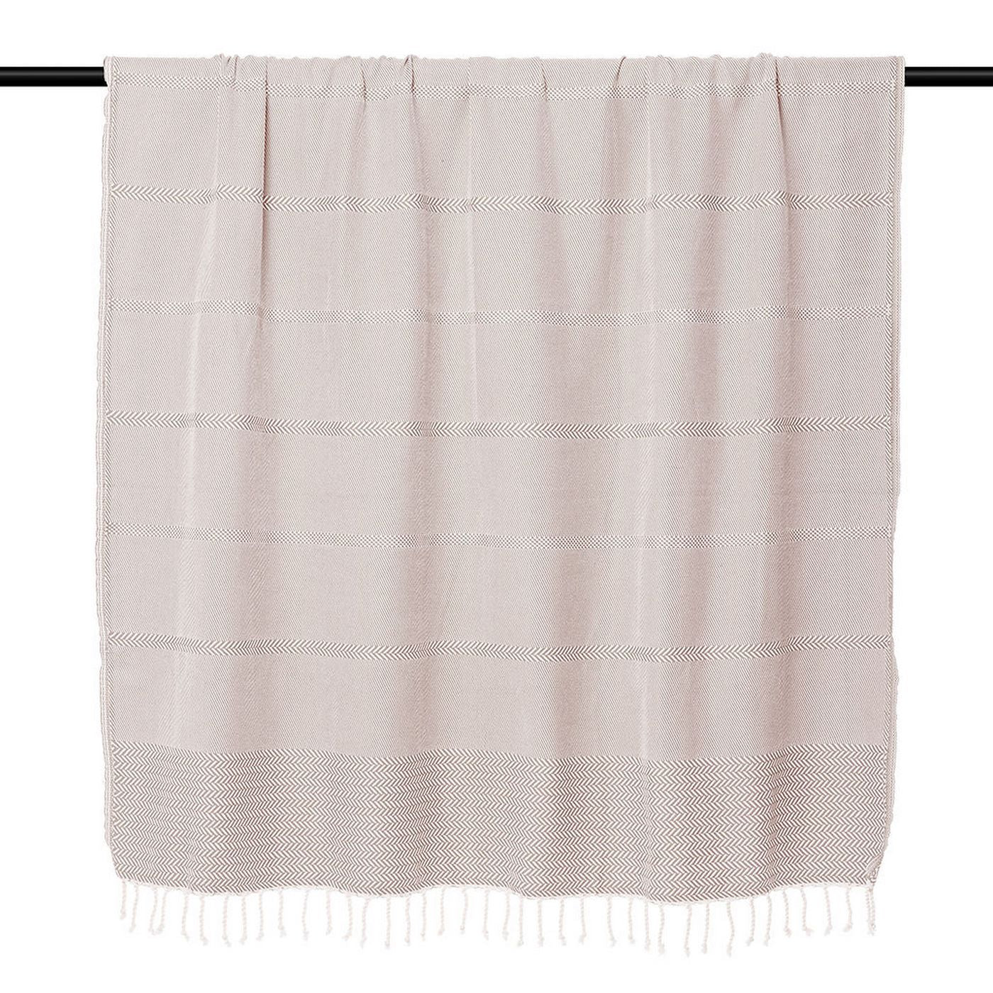 Oslo - Plaid - Coton - Beige