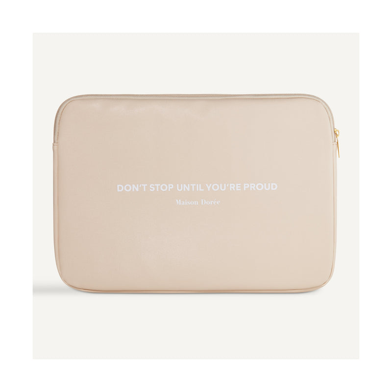 Pochette Ordinateur Beige