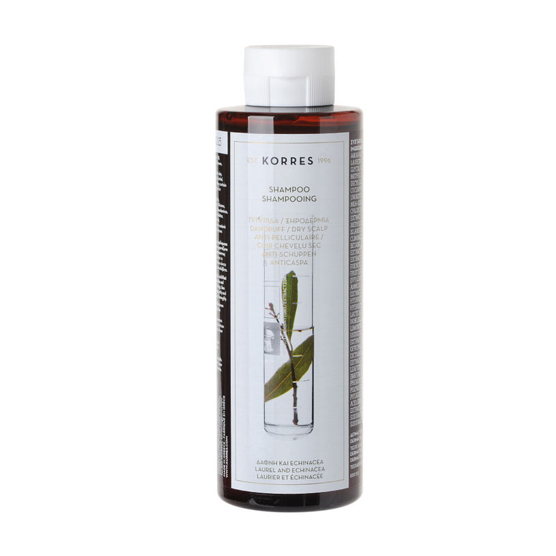 Champú Anticaspa y Cuero Cabelludo Seco - Laurel y Equinácea - 250Ml
