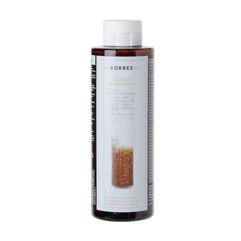 Fine Hair Shampoo Without Volume - Rice Protein & Linden - 250Ml
