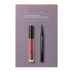 Make-Up-Set Schwarzer Eyeliner + Matte Lipstick Red