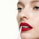 Set de maquillaje para ojos y labios: delineador de ojos negro + lápiz labial rojo con acabado mate