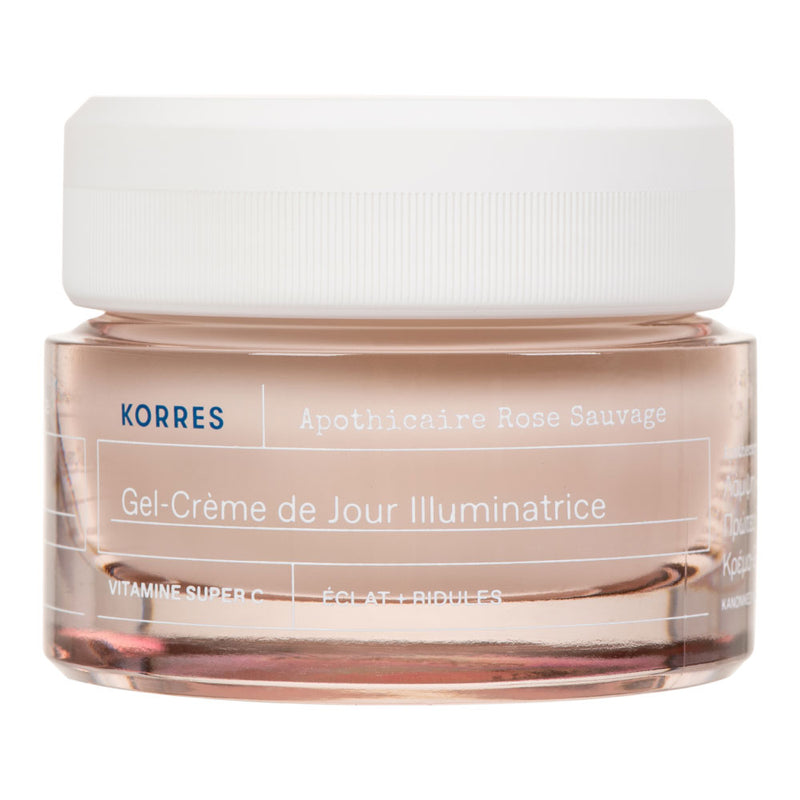 Gel-Crème De Jour Illuminateur - Rose Sauvage - 40Ml