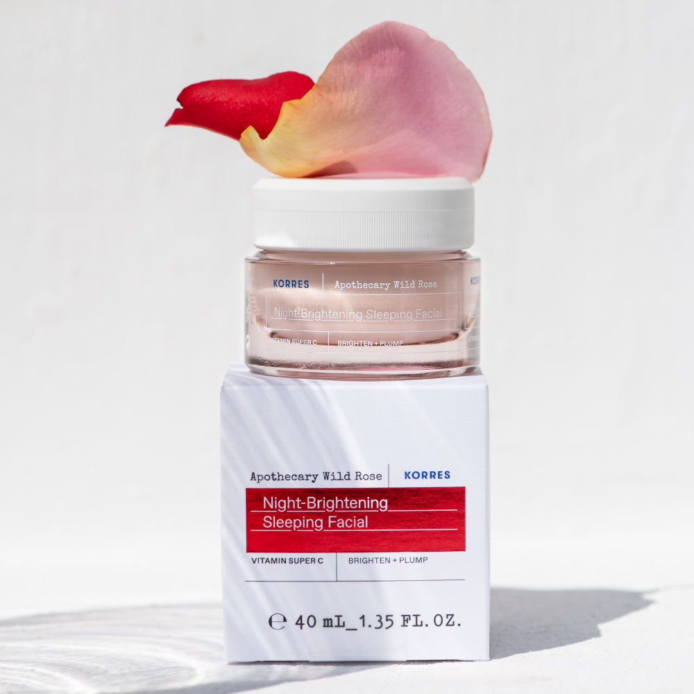 Rose Sauvage Crème Nuit - Éclat - 40Ml
