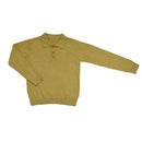 Gustave Tricot Pistache Chiné Polo Sweater - Child