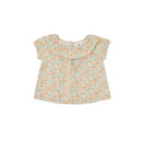 Blouse Charline Popeline Imprimée Pétales D'Hortensia - Bébé