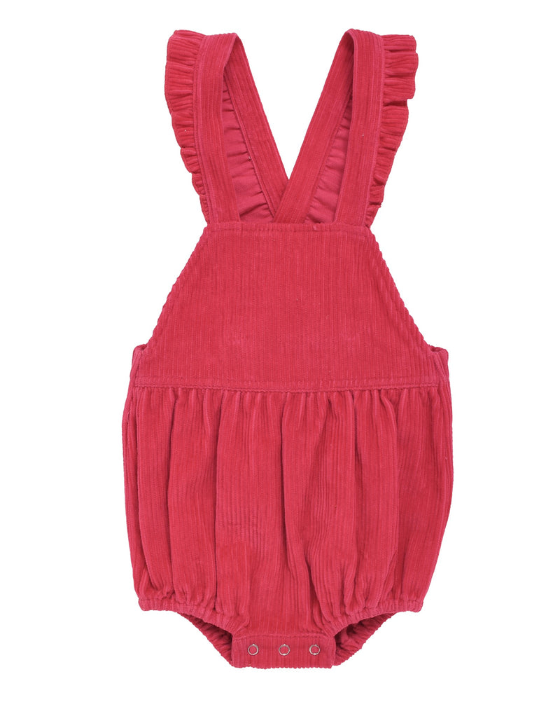 Suzanne Petunia Pink Corduroy Dungarees - Baby