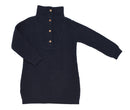 Clotilde Knit Dress Navy Blue 100% Wool - Child