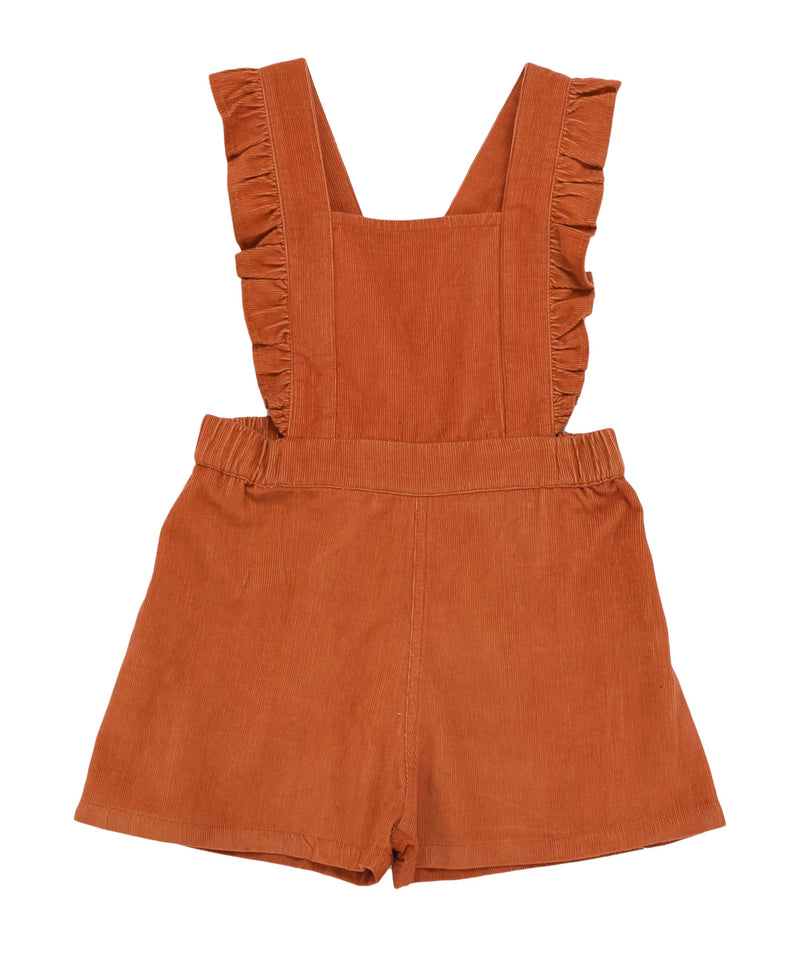 Margaret Velvet Gingerbread Playsuit - Child