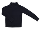 Zita 100% Wool Navy Knit Sweater - Child