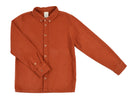 Camisa de terciopelo Maxime Milleraies Gingerbread - Niño