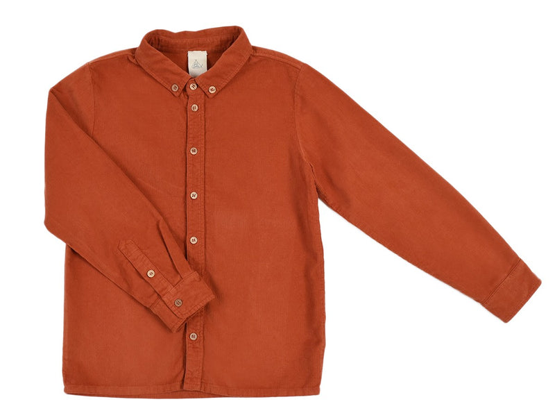 Maxime Milleraies Gingerbread Velvet Shirt - Child