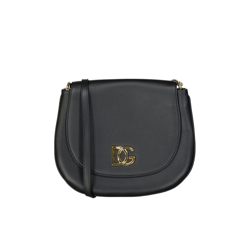 Sac Dolce & Gabbana Leather Logo - Noir - Femme -