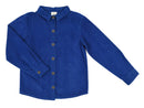 Chemise Maxime Velours Milleraies Bleu Roi - Enfant