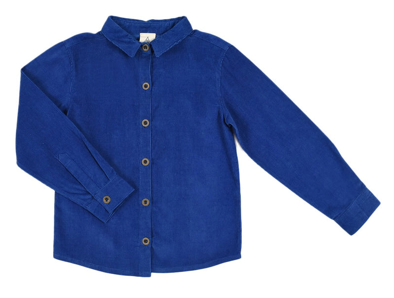 Camisa Maxime Velours Milleraies King Azul - Niño