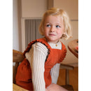 Margaret Velvet Gingerbread Playsuit - Child