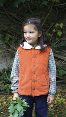 Joseph Velours Pain D'Épices Moumoute Lined Down Jacket - Child