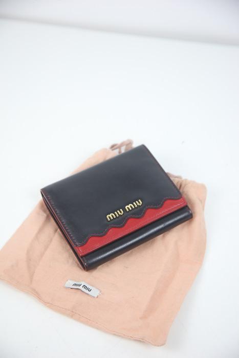 Portefeuille Miu Miu  Noir