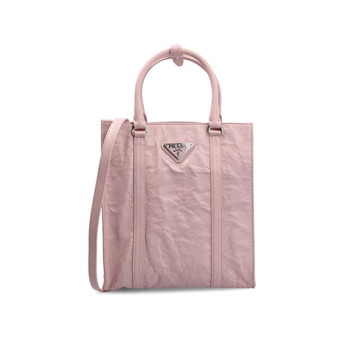 Prada Leather Handbag - Pink - Woman