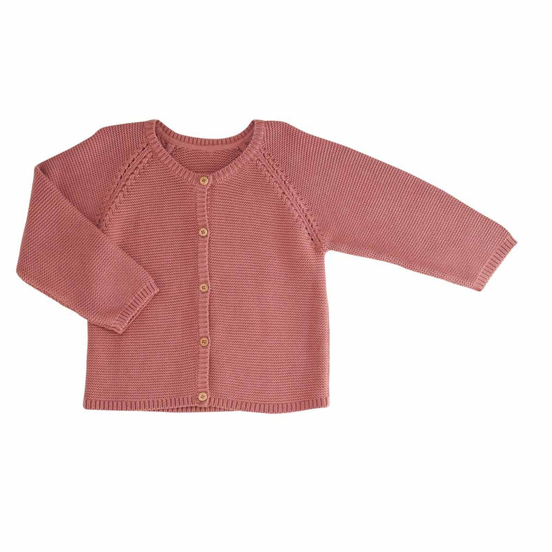 Cardigan Victoria Tricot Framboise Bébé - Bébé