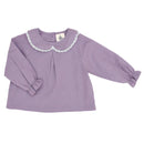 Blouse Pénéloppe Manches Longues Voile Lilas - Bébé