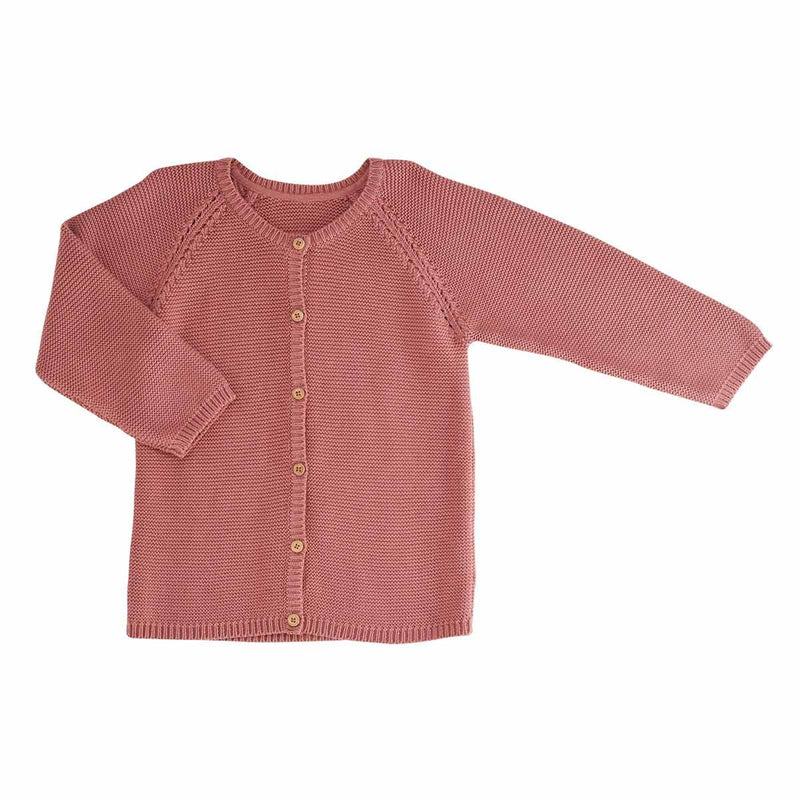 Cardigan Victoria Tricot Framboise Enfant - Enfant