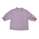 Blouse Anaïs Manches Courtes Voile Lilas - Enfant