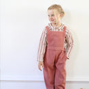 Salopette Margaux Twill Framboise - Enfant