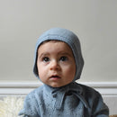 Clovis Knit Wooly Blue Beanie 100% Wool - Baby