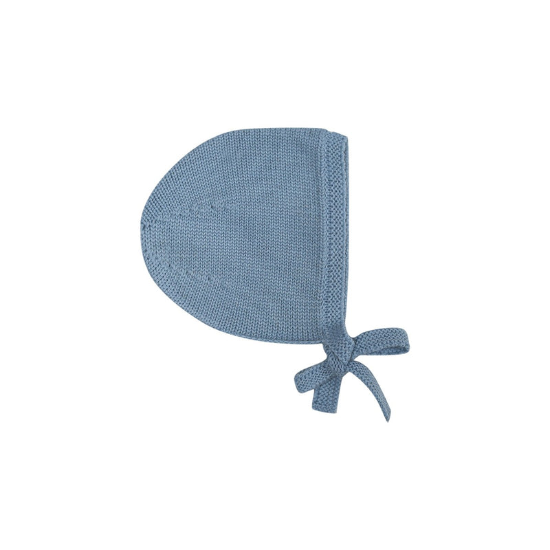 Clovis Knit Wooly Blue Beanie 100% Wool - Baby