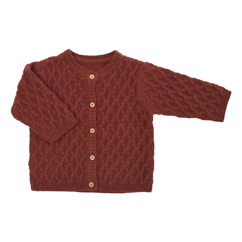 Cardigan Victoire Tricot Chataigne 100% Wool - Baby