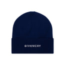 Givenchy - Bonnet Wool Logo Blue - Femme