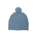 Bonnet Basile Tricot Bleu Chiné 100% Laine - Enfant