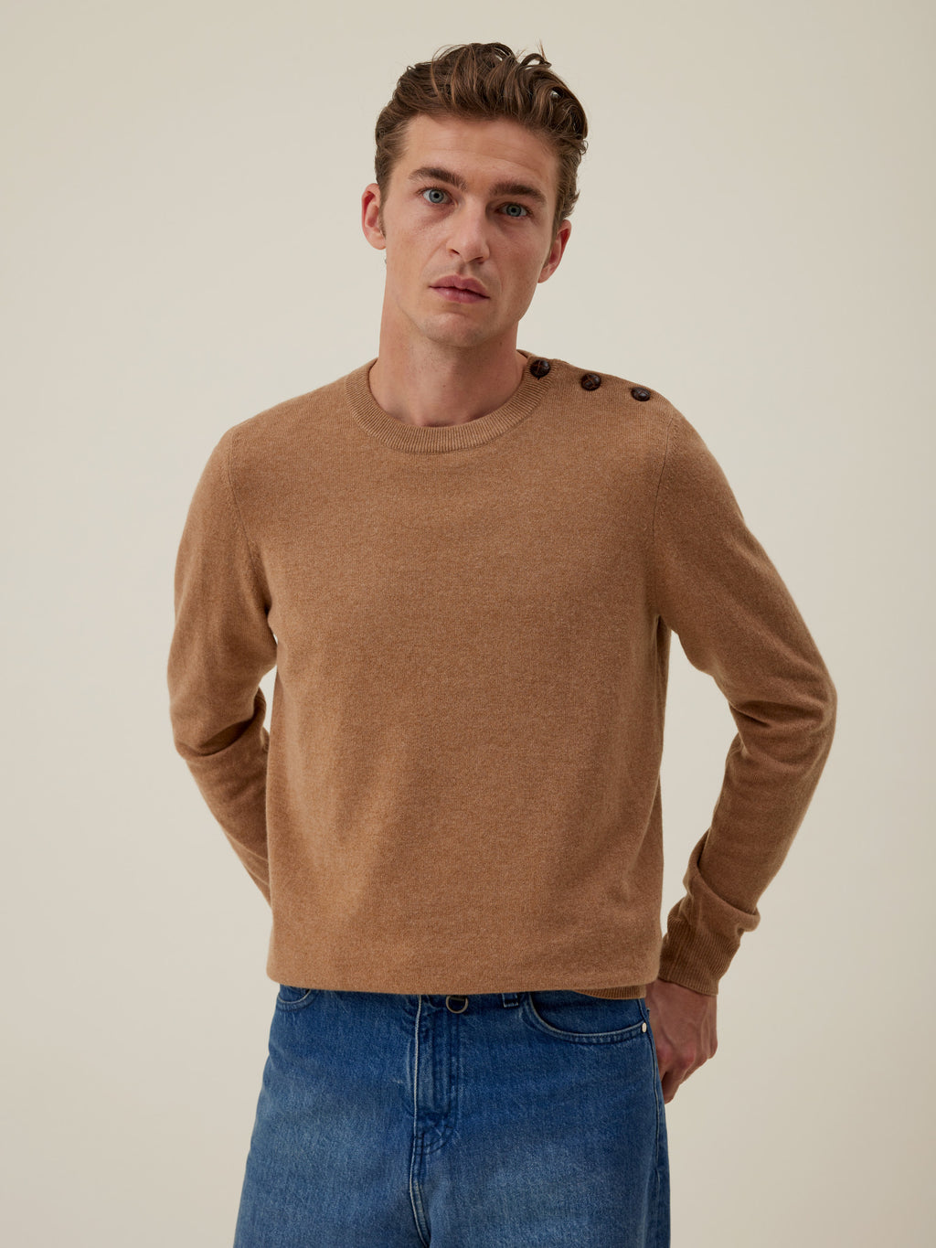 Jersey Sükh - Camel - Hombre