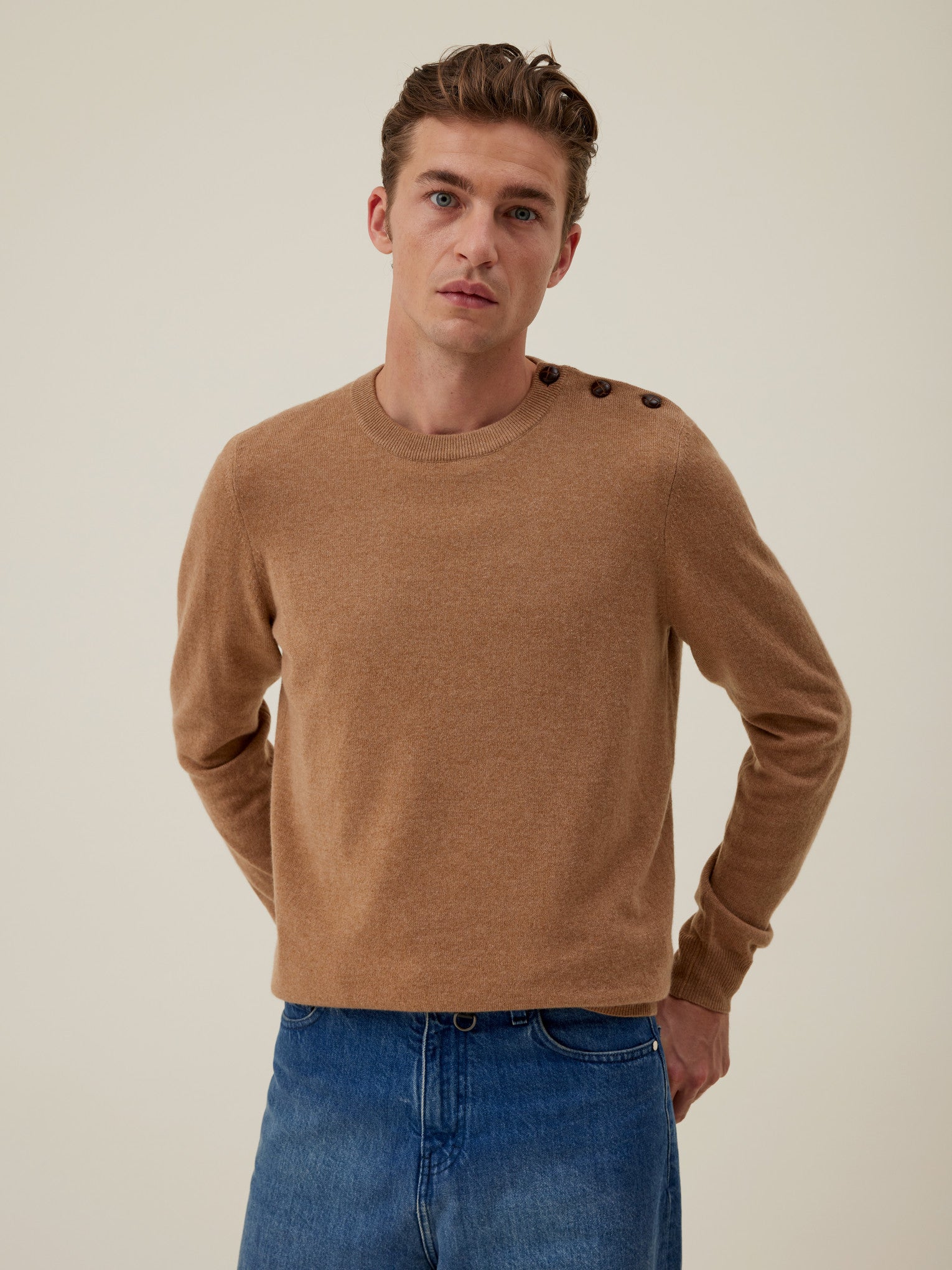 Jersey Sükh - Camel - Hombre