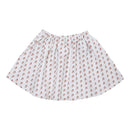 Eva Skirt Linen/Cotton Ecru Printed - Child