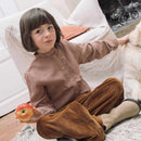 Pantalon Léon Velours Cacao - Enfant