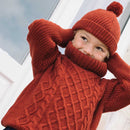 Pull Olga Tricot Chataigne 100% Laine - Enfant