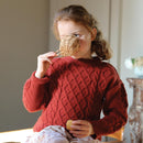 Olga Knit Chataigne 100% Wool Sweater - Child