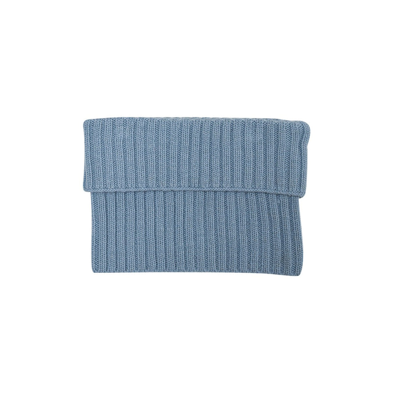 Gaston Chiné Blue Knit Choker 100% Wool - Child