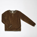 Ferdinand Velvet Fern Cotton Lined Sweater - Child