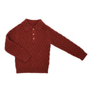 Gustave Polo Sweater Chataigne 100% Wool - Child