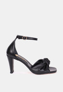 Sandales À Talons Eva - Cuir Noir