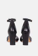 Sandales À Talons Eva - Cuir Noir